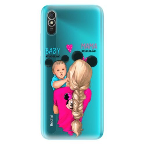 Odolné silikónové puzdro iSaprio - Mama Mouse Blonde and Boy - Xiaomi Redmi 9A