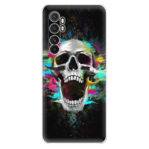 Odolné silikónové puzdro iSaprio - Skull in Colors - Xiaomi Mi Note 10 Lite