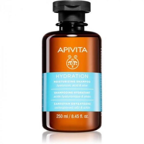 Apivita Holistic Hair Care Hyaluronic Acid & Aloe hydratačný šampón pre všetky typy vlasov 250 ml