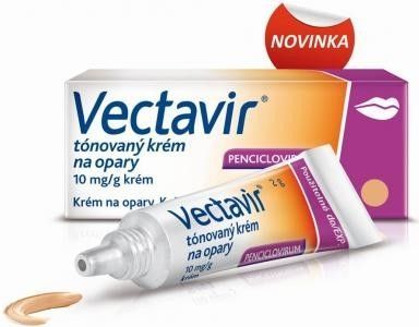 Vectavir tónovaný krém na opary crm der 2 g