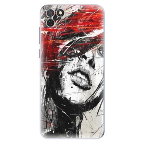 Odolné silikónové puzdro iSaprio - Sketch Face - Honor 9S