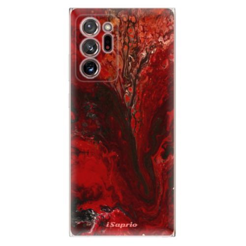 Odolné silikónové puzdro iSaprio - RedMarble 17 - Samsung Galaxy Note 20 Ultra