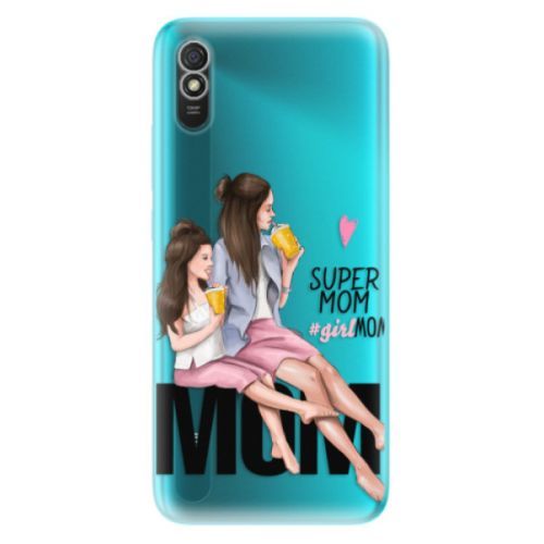 Odolné silikónové puzdro iSaprio - Milk Shake - Brunette - Xiaomi Redmi 9A
