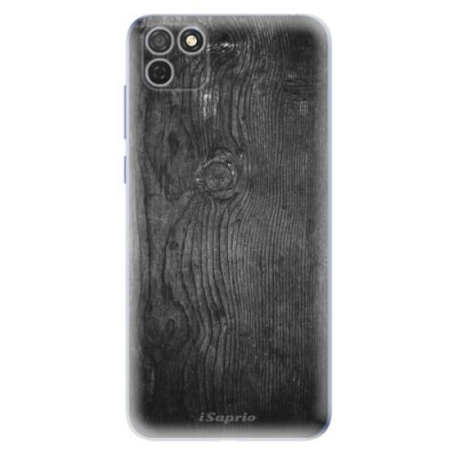 Odolné silikónové puzdro iSaprio - Black Wood 13 - Honor 9S