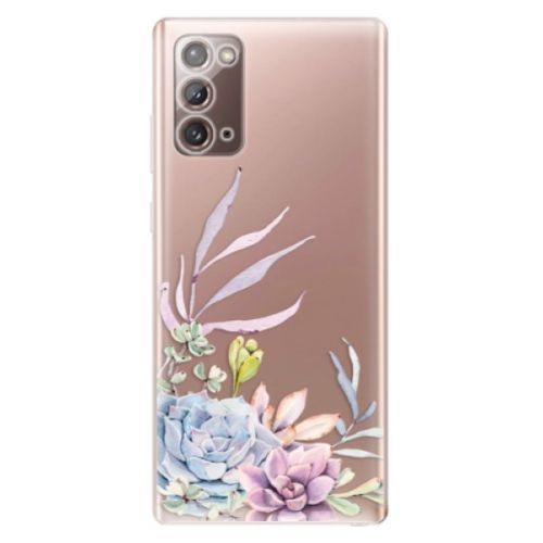 Odolné silikónové puzdro iSaprio - Succulent 01 - Samsung Galaxy Note 20