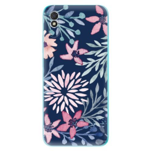 Odolné silikónové puzdro iSaprio - Leaves on Blue - Xiaomi Redmi 9A