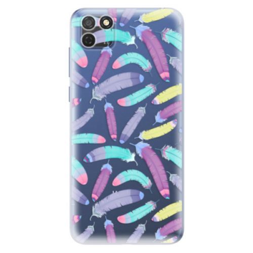 Odolné silikónové puzdro iSaprio - Feather Pattern 01 - Honor 9S