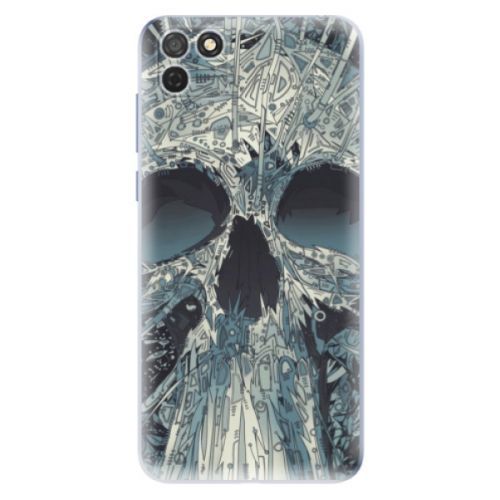 Odolné silikónové puzdro iSaprio - Abstract Skull - Honor 9S