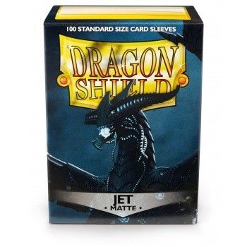 Dragon Shield Standard Sleeves - Matte Jet (100 sleeves)