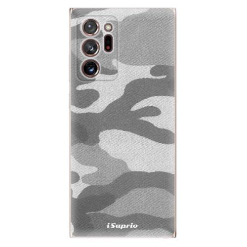 Odolné silikónové puzdro iSaprio - Gray Camuflage 02 - Samsung Galaxy Note 20 Ultra