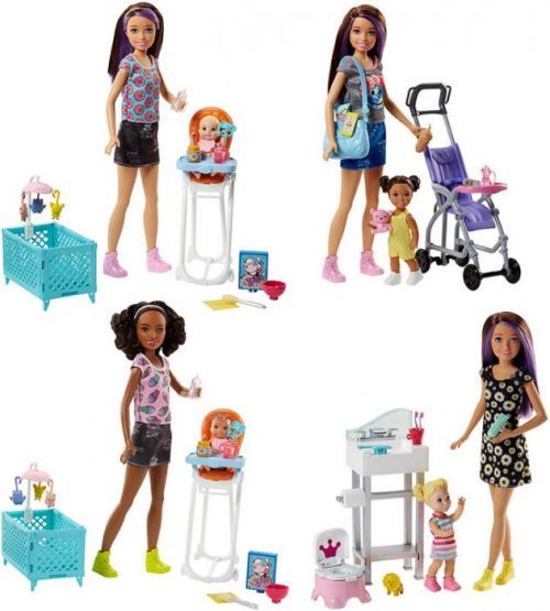 MATTEL BARBIE PESTUNKA HERNY SET ASST
