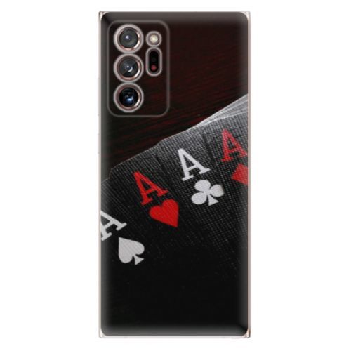 Odolné silikónové puzdro iSaprio - Poker - Samsung Galaxy Note 20 Ultra