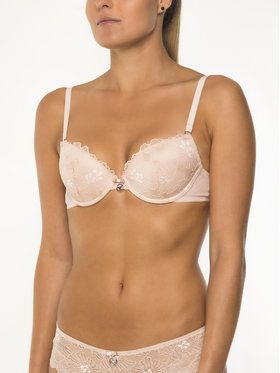 Emporio Armani Underwear Podprsenka Push-up 162394 CC204 03050 Béžová