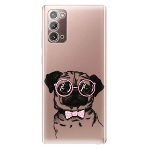 Odolné silikónové puzdro iSaprio - The Pug - Samsung Galaxy Note 20