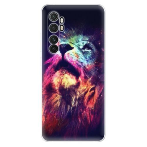 Odolné silikónové puzdro iSaprio - Lion in Colors - Xiaomi Mi Note 10 Lite