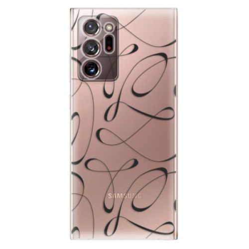 Odolné silikónové puzdro iSaprio - Fancy - black - Samsung Galaxy Note 20 Ultra