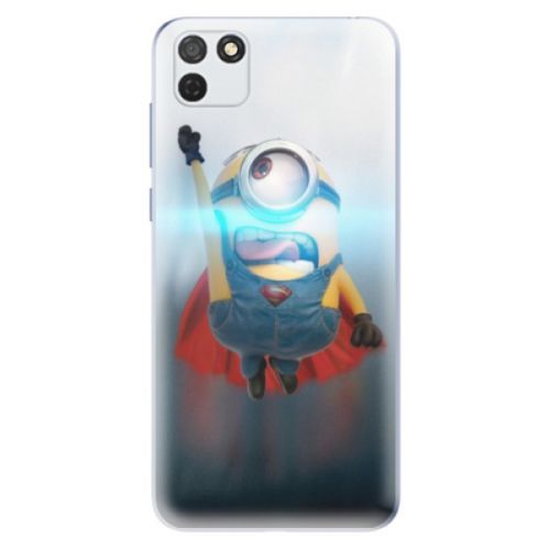 Odolné silikónové puzdro iSaprio - Mimons Superman 02 - Honor 9S