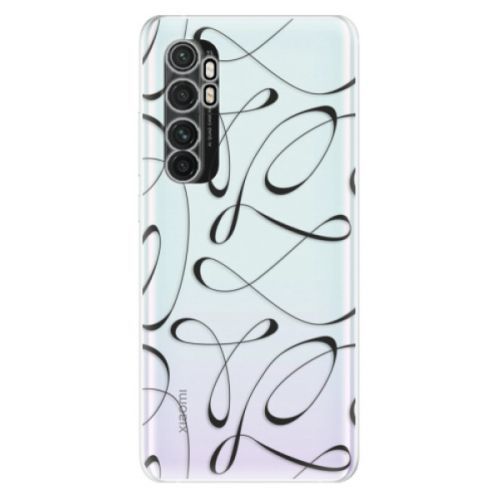 Odolné silikónové puzdro iSaprio - Fancy - black - Xiaomi Mi Note 10 Lite