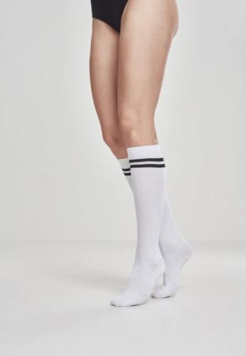 Urban Classics Ladies College Socks wht/blk - 36-39