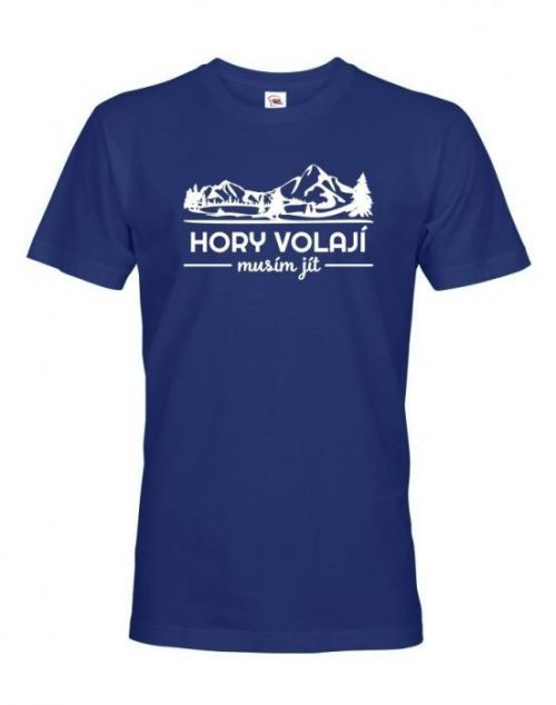 Pánske turistické tričko Hory volajú, musím ísť