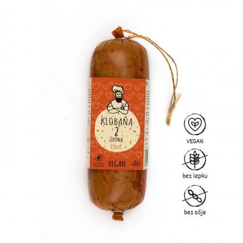 Klobaňa 2 údená čípoš – vegan 250 g