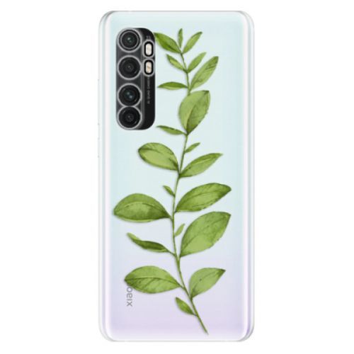 Odolné silikónové puzdro iSaprio - Green Plant 01 - Xiaomi Mi Note 10 Lite