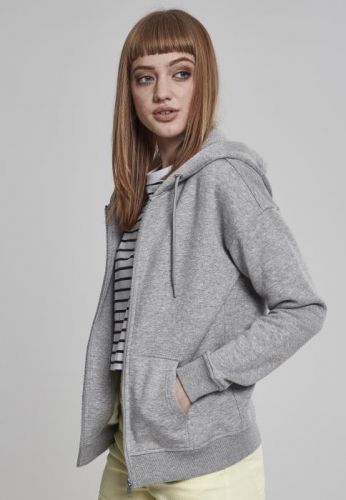 Urban Classics Ladies Classic Zip Hoody grey - L