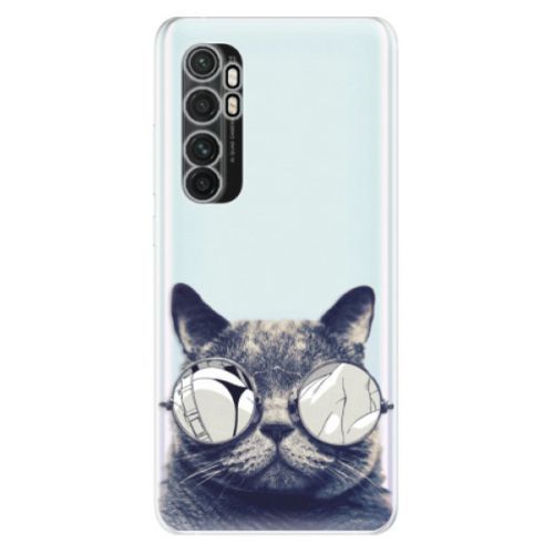 Odolné silikónové puzdro iSaprio - Crazy Cat 01 - Xiaomi Mi Note 10 Lite