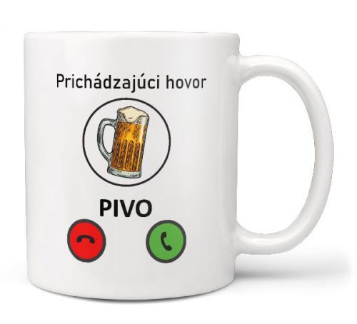 Hrnek Prichádzajúci hovor