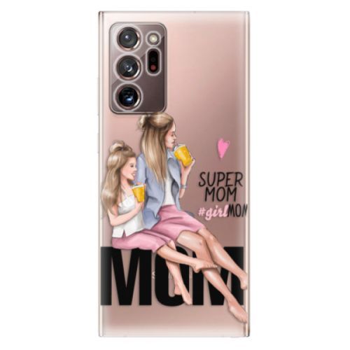 Odolné silikónové puzdro iSaprio - Milk Shake - Blond - Samsung Galaxy Note 20 Ultra