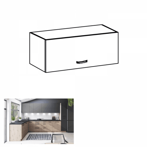 Horní skříňka LANGEN G80K Tempo Kondela Dub artisan