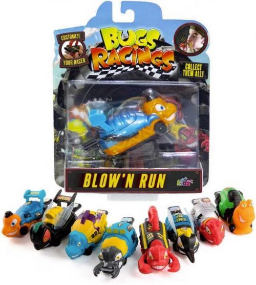 Mikro Trading Bugs Racings 9cm ranu a choď sa samolepkou a terčom