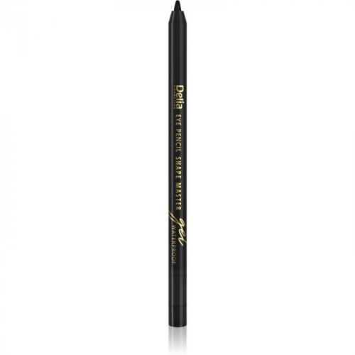 Delia Cosmetics Shape Master vodeodolná gélová ceruzka na oči odtieň Black 3 g