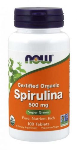 NOW Foods Spirulina 500 mg 100 tab.