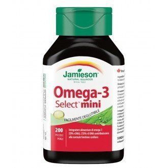 Jamieson Omega-3 Select mini, 200 kapsúl, Akcia