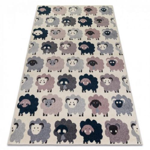 Detský koberec Sheep krémový