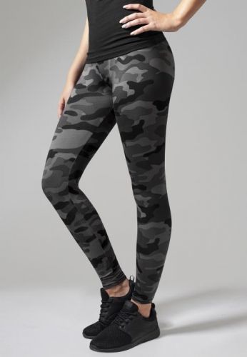 Urban Classics  Ladies Camo Leggings dark camo - L