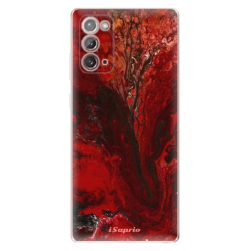 Odolné silikónové puzdro iSaprio - RedMarble 17 - Samsung Galaxy Note 20