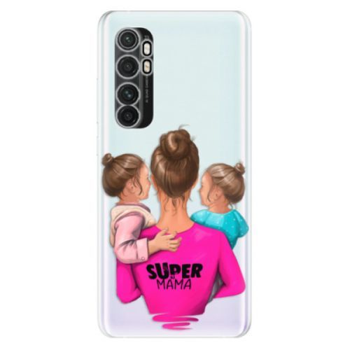 Odolné silikónové puzdro iSaprio - Super Mama - Two Girls - Xiaomi Mi Note 10 Lite