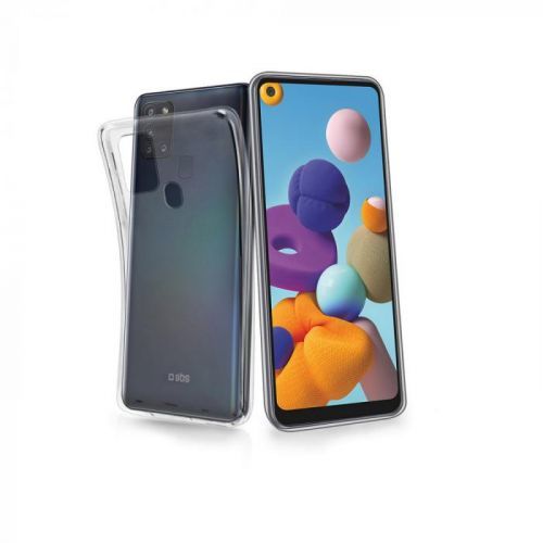 SBS PUZDRO SKINNY PRE SAMSUNG GALAXY A21S, TRANSPARENTNA