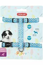 Obojok pes šteňa PIXIE nastaviteľný modrý 13mm Zolux