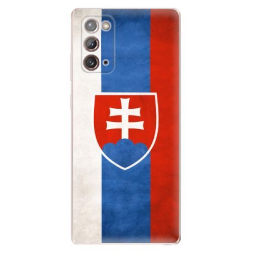 Odolné silikónové puzdro iSaprio - Slovakia Flag - Samsung Galaxy Note 20