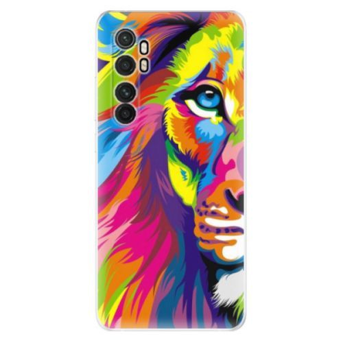 Odolné silikónové puzdro iSaprio - Rainbow Lion - Xiaomi Mi Note 10 Lite