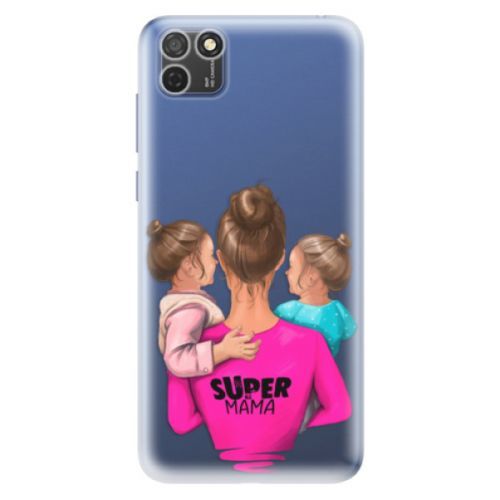 Odolné silikónové puzdro iSaprio - Super Mama - Two Girls - Honor 9S