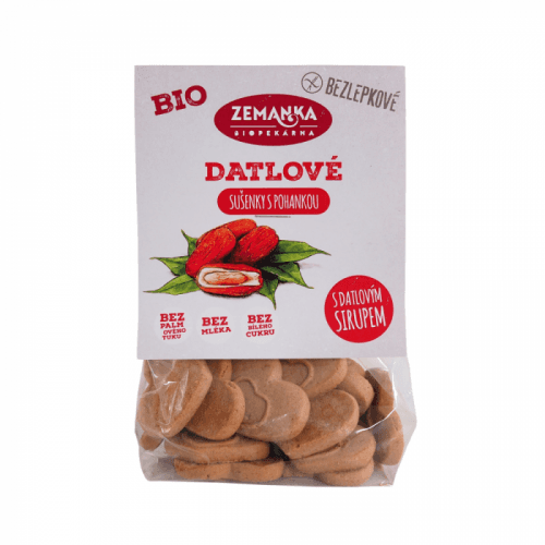 ZEMANKA Bezlepkové pohankovo-datľové sušienky BIO 100 g