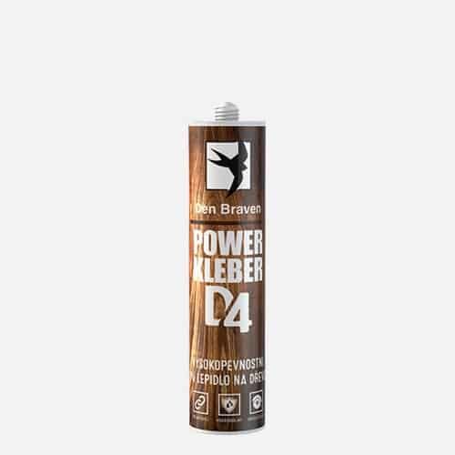 Den Braven Power Kleber D4 - Vysokopevnostné PU lepidlo na drevo - Krémová - 23 ml