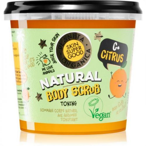 Planeta Organica C+ Citrus osviežujúci telový peeling 360 ml
