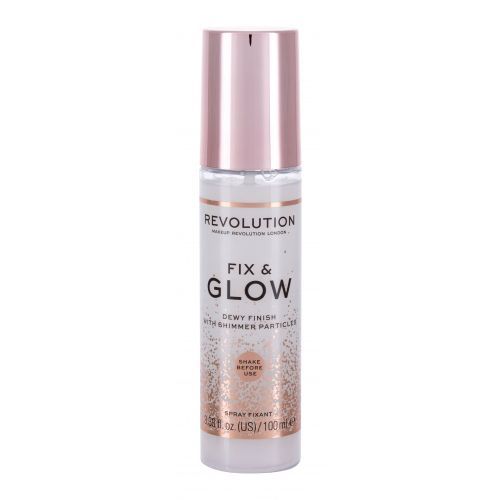 Makeup Revolution London Fix & Glow Dewy Finish 100 ml fixátor make-upu pre ženy