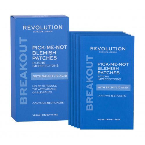 Revolution Skincare Pick-Me-Not Blemish Salicylic Acid 60 ks pleťová maska pre ženy na veľmi suchú pleť; na problematickú pleť s akné