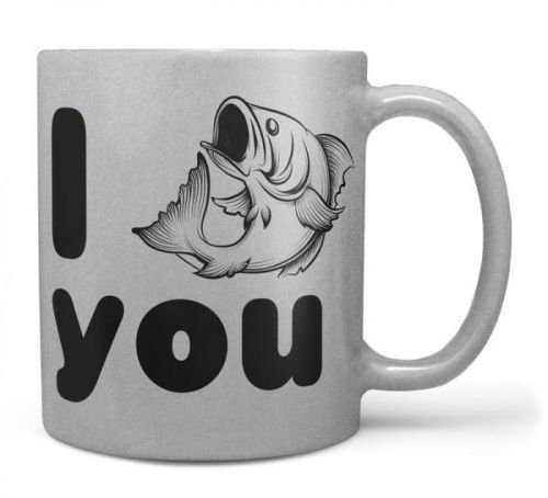 Hrnček I fish you – SILVER